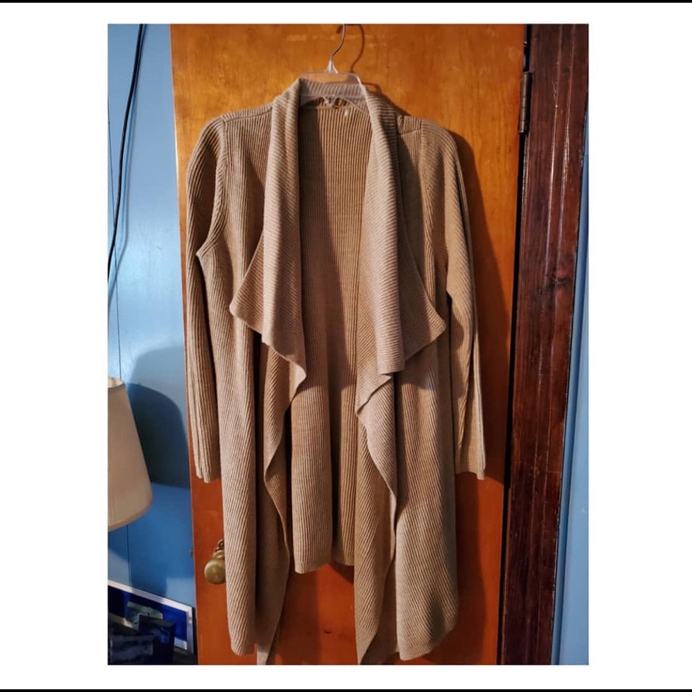 Tan fall cardigan